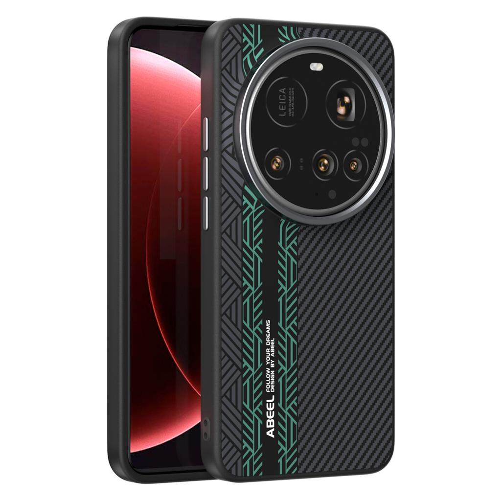 ABEEL For Xiaomi 15 Ultra Magnetic Case PC + TPU + Aluminum Alloy + PU Leather Slim Phone Back Cover