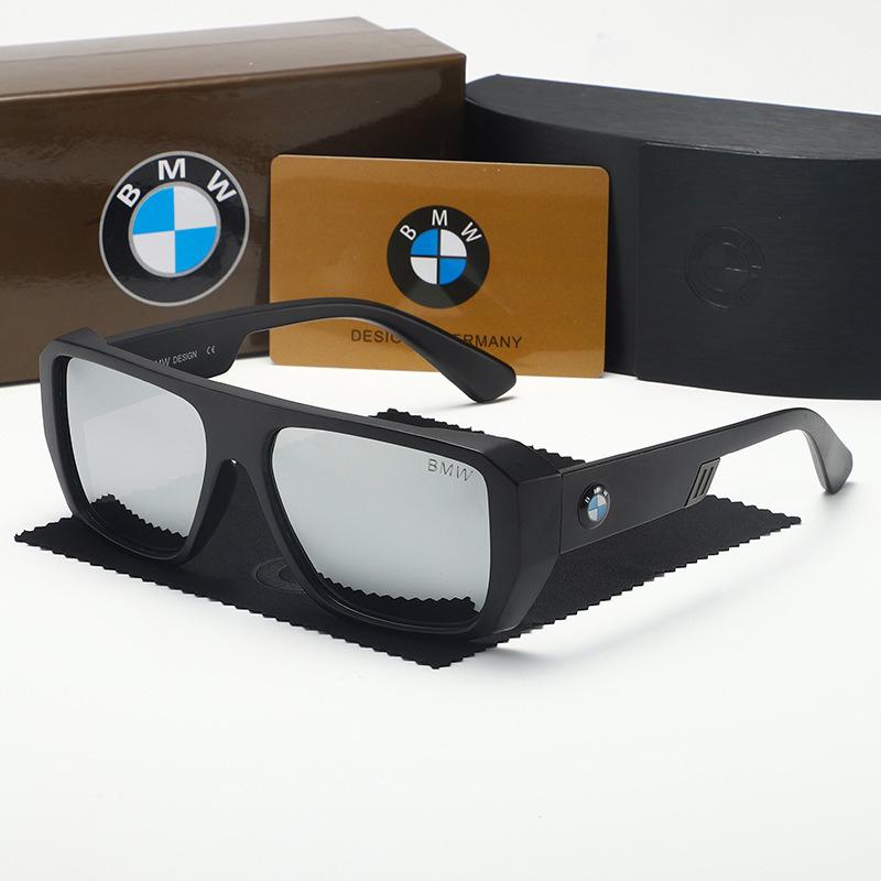 Para BMW Gafas de Sol Europeas y Americanas Metal Marco Cuadrado Pequeño Versión Coreana Gafas Cuadradas Retro Pegatina Interior para Gafas de Sol