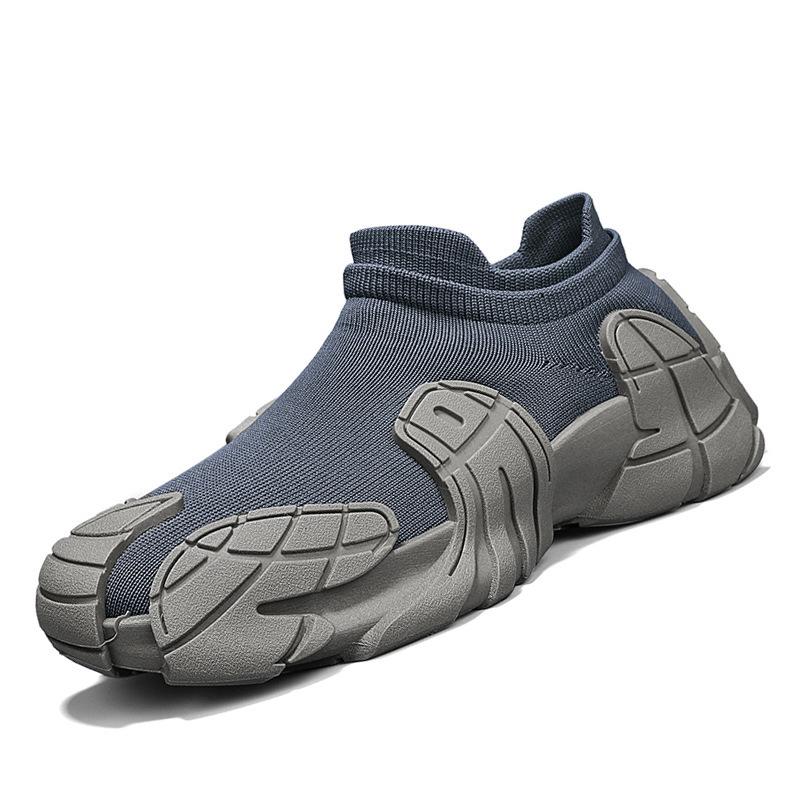 Summer breathable thin mesh fly-woven socks shoes new platform shoes dad shoes