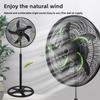 18 Inch Silent Floor Fan Household High Wind Air Circulation Fan Vertical Shaking Head Electric Fan
