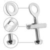 Aoling Chain Adjuster for Motorcycles, 49CC Mopeds, Shiny Plated, 2 Pieces