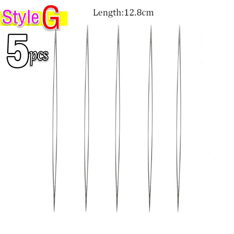 Beading Needles Seed Beads Needles Big Eye DIY Beaded Needles Collapsible Beading Pins Open Needles for Jewelry Making Tool