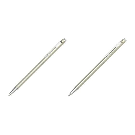 Pilot Birdy Oil-Based Mini Ballpoint Pen 0.7 Silver Stainless Steel BS40SS