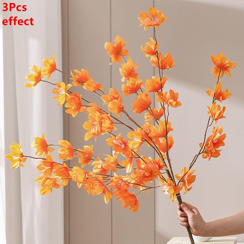 1/3Pcs Sakura Artificial Flowers Bouquet 110CM Fake Flowers Garden Party Wedding Marriage Decoration Home Decor Vase Ornaments