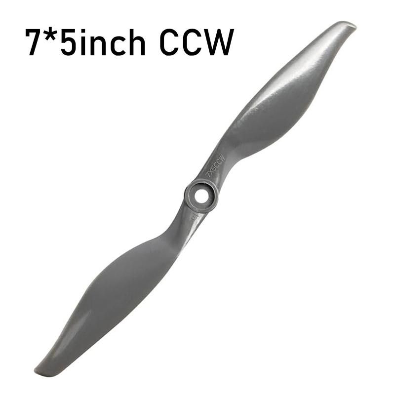 Cw Ccw Rc Propellers7X5 8X6 9X6 10X7Inch Gray 2-Vane Direct Drive Nylon Propeller With Adapter Rings For Rc Airplan Drone Glider