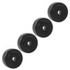 4PCS 20*8mm Aluminum Alloy Amplifier Feet Shock Absorber Amplifier Pads Feet Black