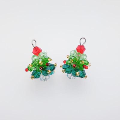 Christmas Bead Tree Pendant Charm
