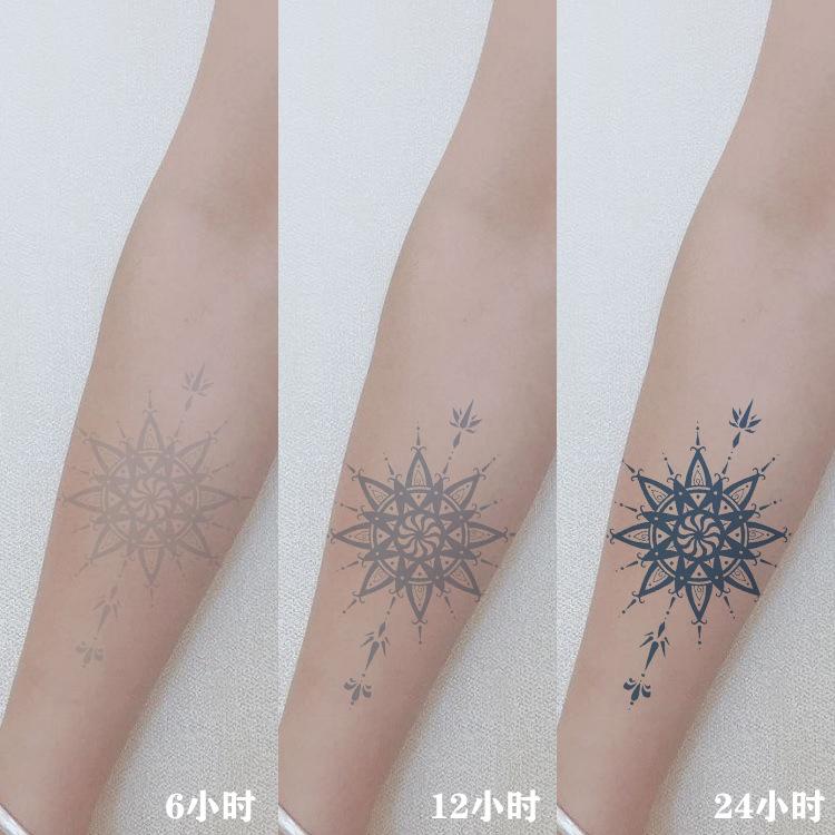Semipermanent Herbal Tattoo Xinyao Antirubbing Sticker Gradual Change Internet Celebrity Waterproof For 15 Days Without Fading Sticker
