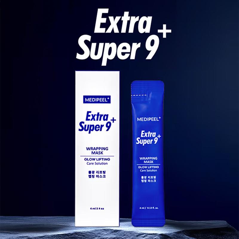 

MEDI-PEEL Extra Super 9 Plus Aqua Glow Lifting Wrapping Mask 4 ml × 4 pcs