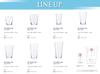 Toyo Sasaki Glass Tumbler Glass New Riot Tumbler 320ml Set of 60 Made In Japan Dishwasher Safe Good Design Award Glass Cup Glass Cup Beer Glass