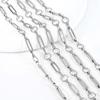 No Fade 1Meter Stainless Steel Necklace Bracelet Thick Golden Chains Geometry Rolo Cuban Link Chain DIY Jewelry Making Wholesale
