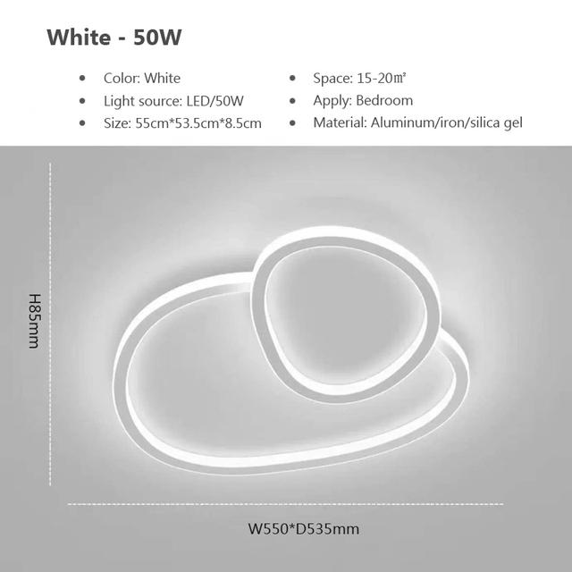 Modern LED Ceiling Chandelier Lamp For Living Dining Room Bedroom children's Study Room Balcony Home Decoration Lighting Fixture