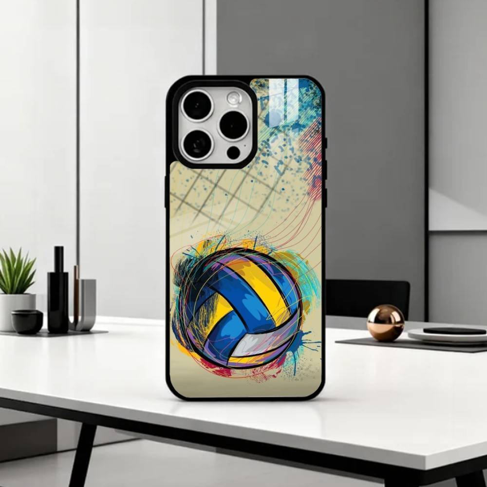 Cool Sport Beach V-Volleyball Phone Case For iPhone17,16,15,14,13,12,11 Plus,Pro Max Magnetic For Magsafe Wireless Charging