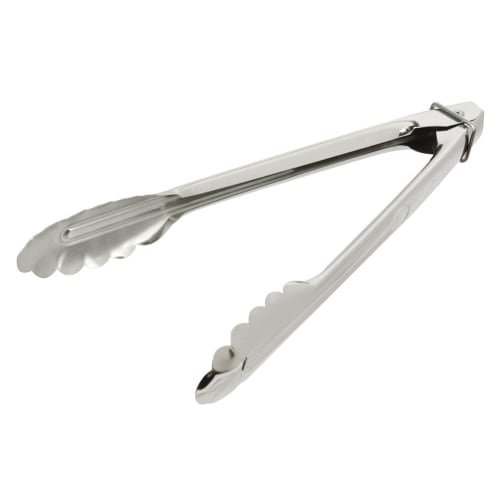 Pearl Metal Herb Kitchen Stainless Steel Multi-Purpose Cooking Tongs, 24cm, with Rings, Made In Japan, C-9768