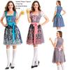 Women Dress Dirndl German Oktoberfest Bavarian Beer Wench Costume Maid Cosplay