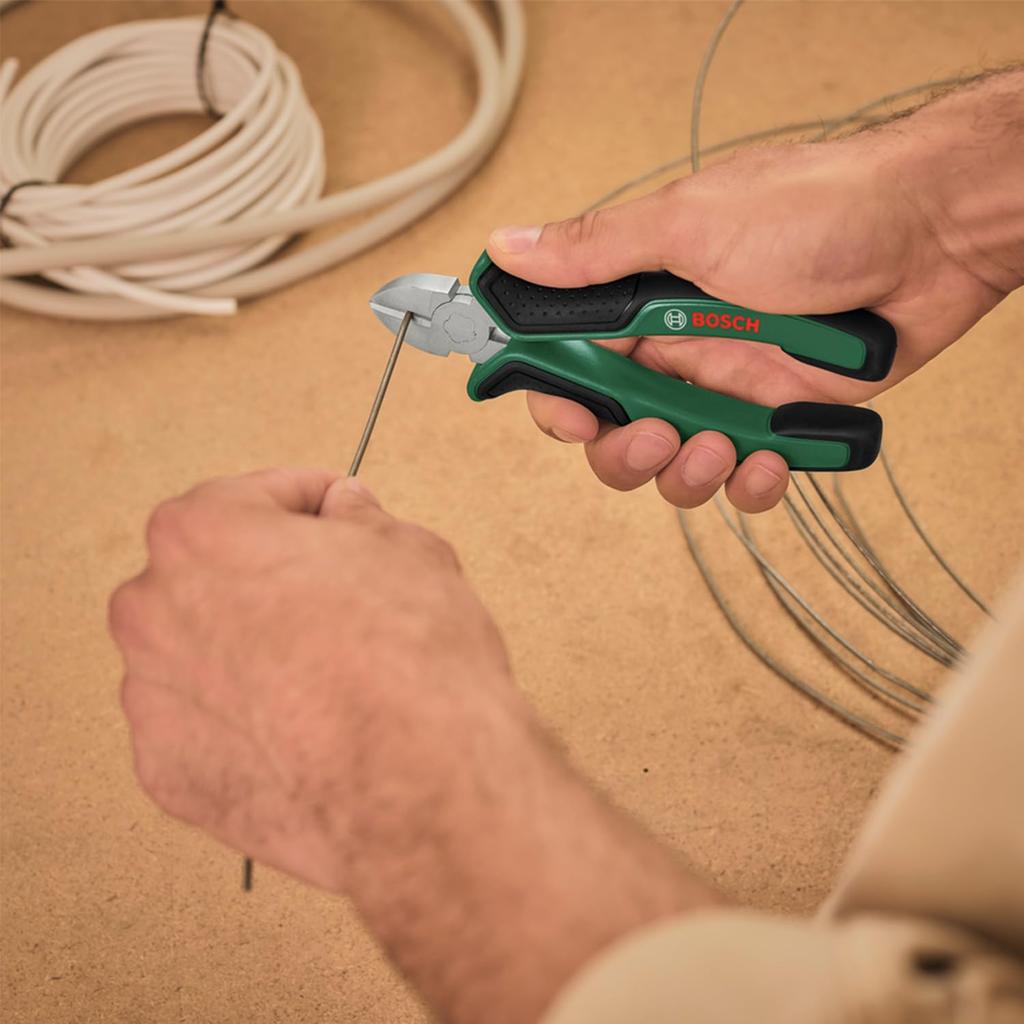 Bosch Hand Tool Series Nippers 1600A032VE Carbon High High Rust Cutting Hard Wire [Hard Steel, Precision, Resistance] Capacity 1.6mm