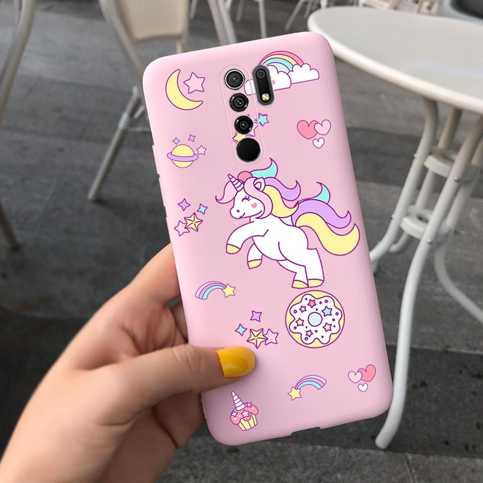 For Xiaomi Redmi 9 Case Silicone Daisy Cactus Phone Back Cover For Redmi 9 Prime Soft Case For Xiaomi Poco M2 M 2 Reloaded Coque