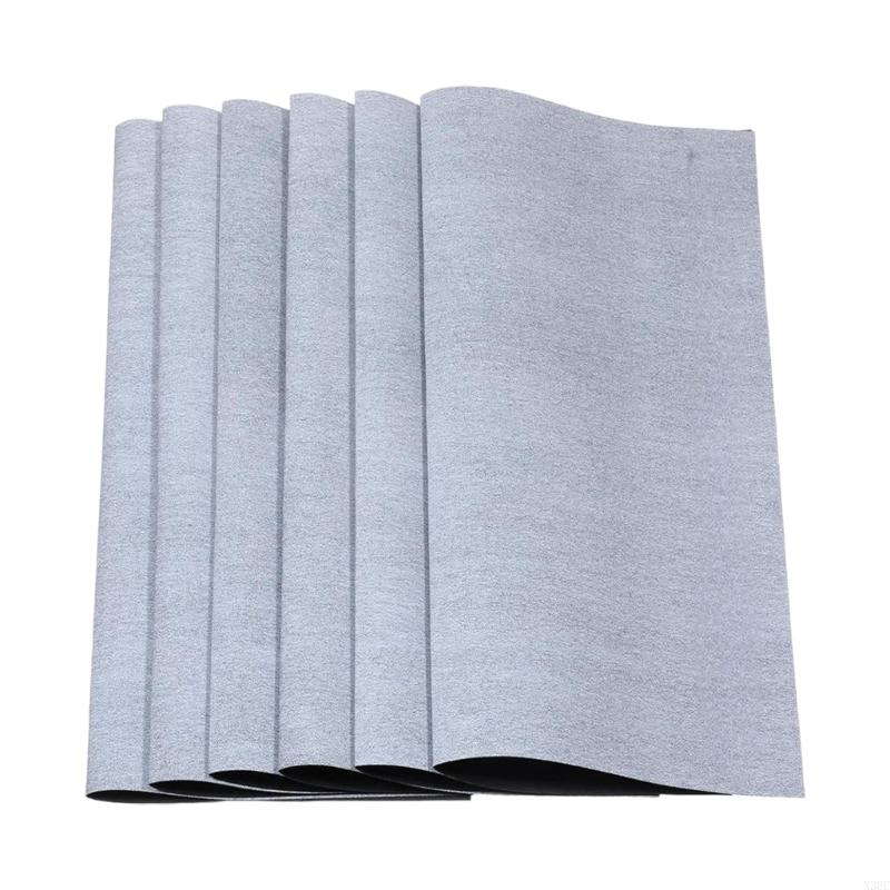 

6Pcs Water Drawing Writing Mat 17x13Inch Reusable Water Writing Cloth Sheet X3UC