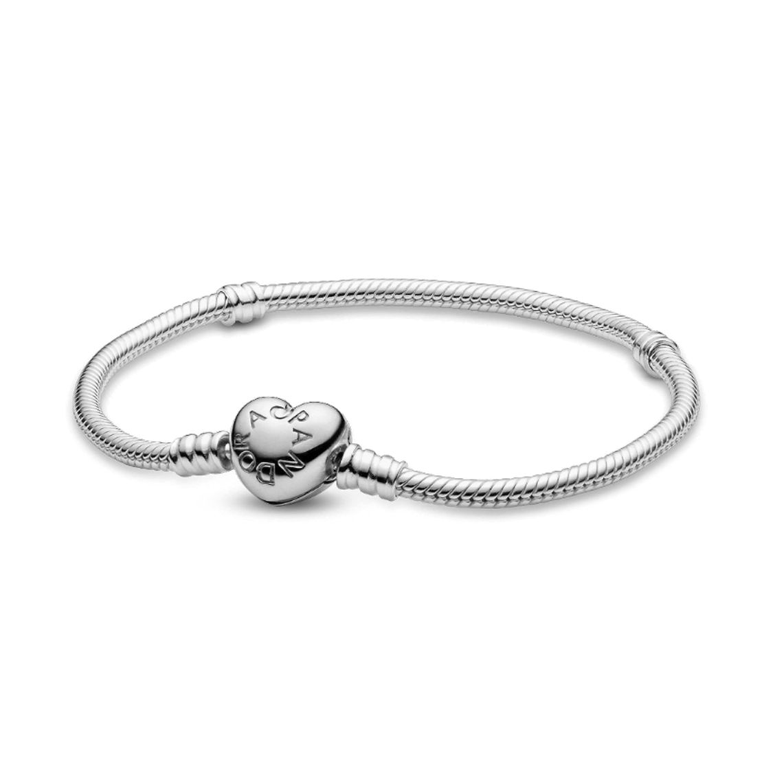Pandora Letter Engraved Sterling Silver Bracelet Women bracelet 59071916 18