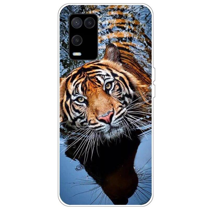 OPPO A54 Case telefonhoz Hátlap OPPO A54 5G 4G Case CPH2239 CPH2195 OPPOA54 A 54 Bumper Silicon Soft Funda fekete tpu tokhoz