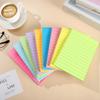 9 Pack Lined Sticky Notes 4"x6" Bright Colors Self-Stick Note Pads with Lines, 9 Colors Bulk Sticky Memo Pad for School, Office, Meeting