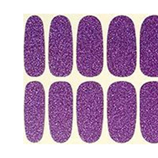 Nail Wrap Self-Adhesive Glitter Surface Ultra Thin Glitter Powder Sequin Nail Polish Stickers Decals Strips for Female