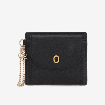 ELEGANCE Handbag Women's Cowhide Card Wallet Contrast Wallet BNSW05DA (Anyang Branch)