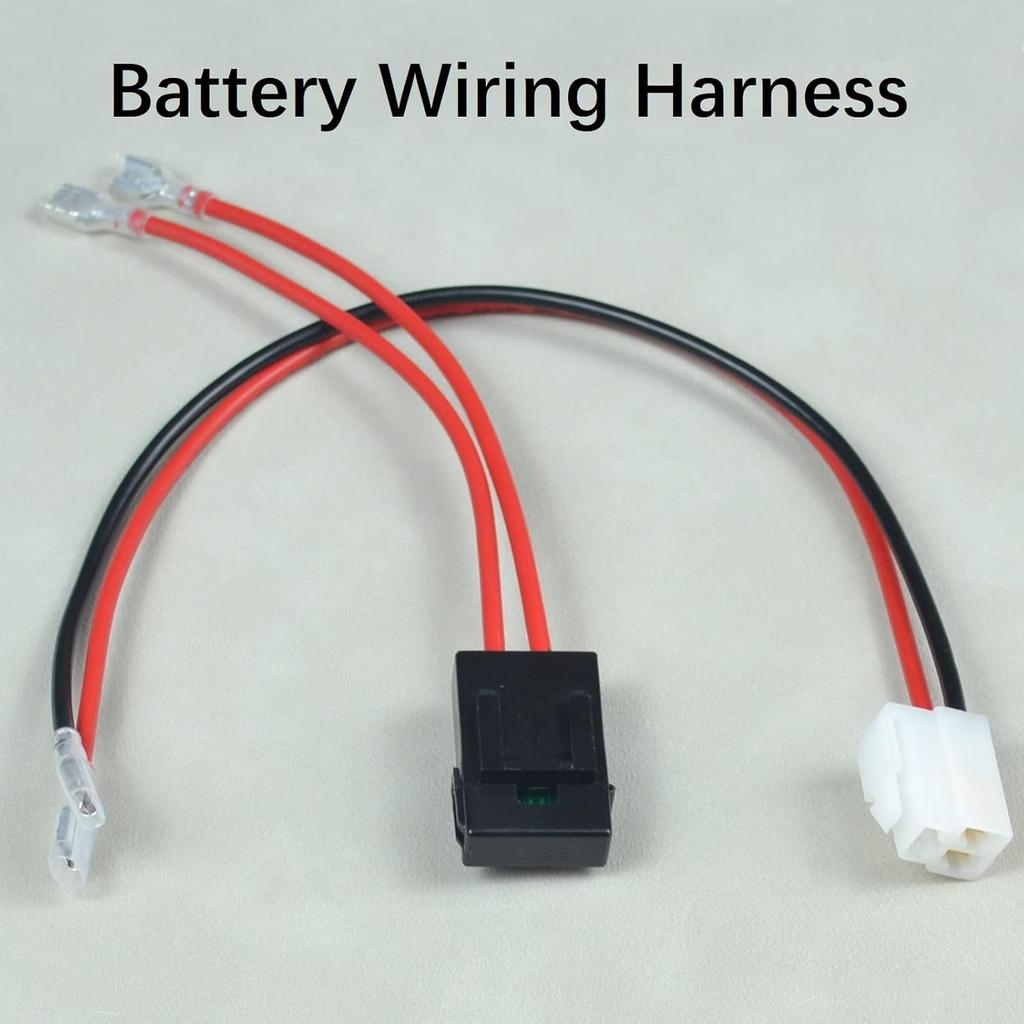 Battery Wire Harness Kit Fit for Razor PR200 MX350 MX400 Pocket Mod, PR200 V27+, MX350 V33+, MX400 V33+ - 3 Holes Plug