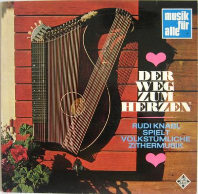 LP Record RUDI KNABL - Der Weg Zum Herzen NT298 TELEFUNKEN Germany World Music Used