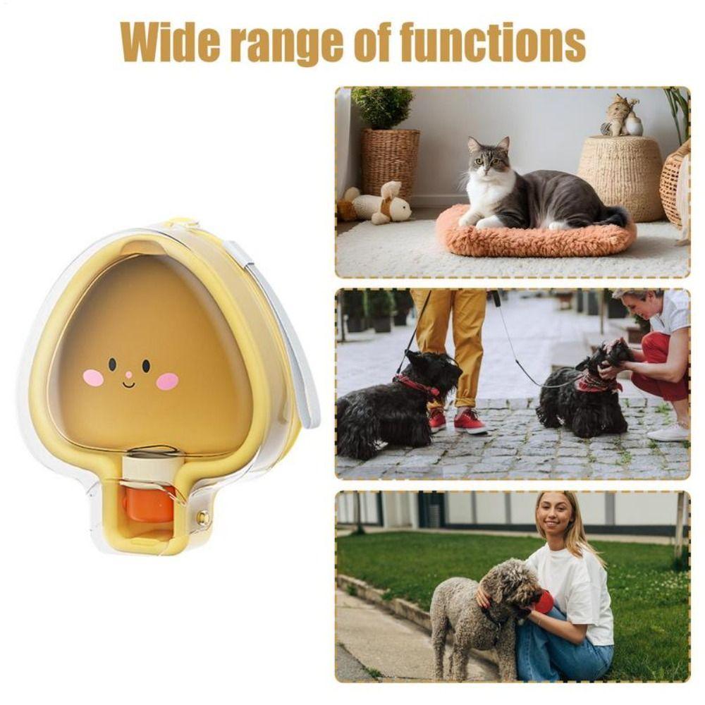 350ml Pet Accompanying Cup 2-in-1 Puppy Drinking Bowl Dog Water Bottle  Outdoor Travel Pet Supplies