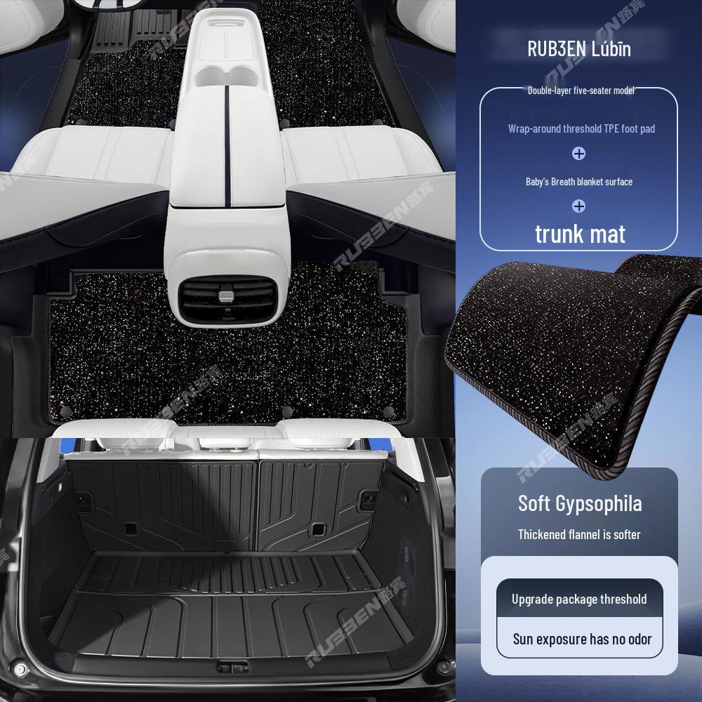 Lubin Provides Comprehensive Interior Modification Accessories for the Geely T1/Alfa T5, Such As Door Sills and TPE Floor Mats.