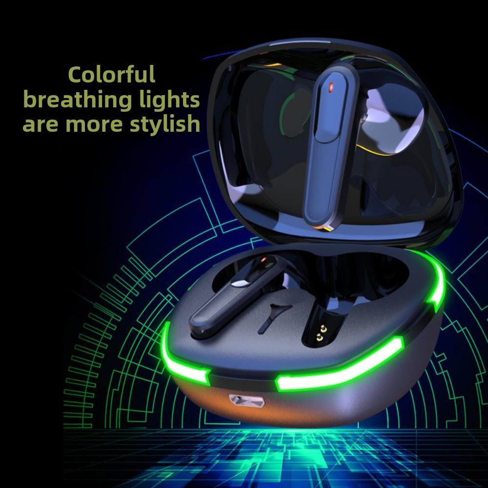 New Wireless Bluetooth Headset Dazzling Breath Light In-ear Sports Bluetooth Headset