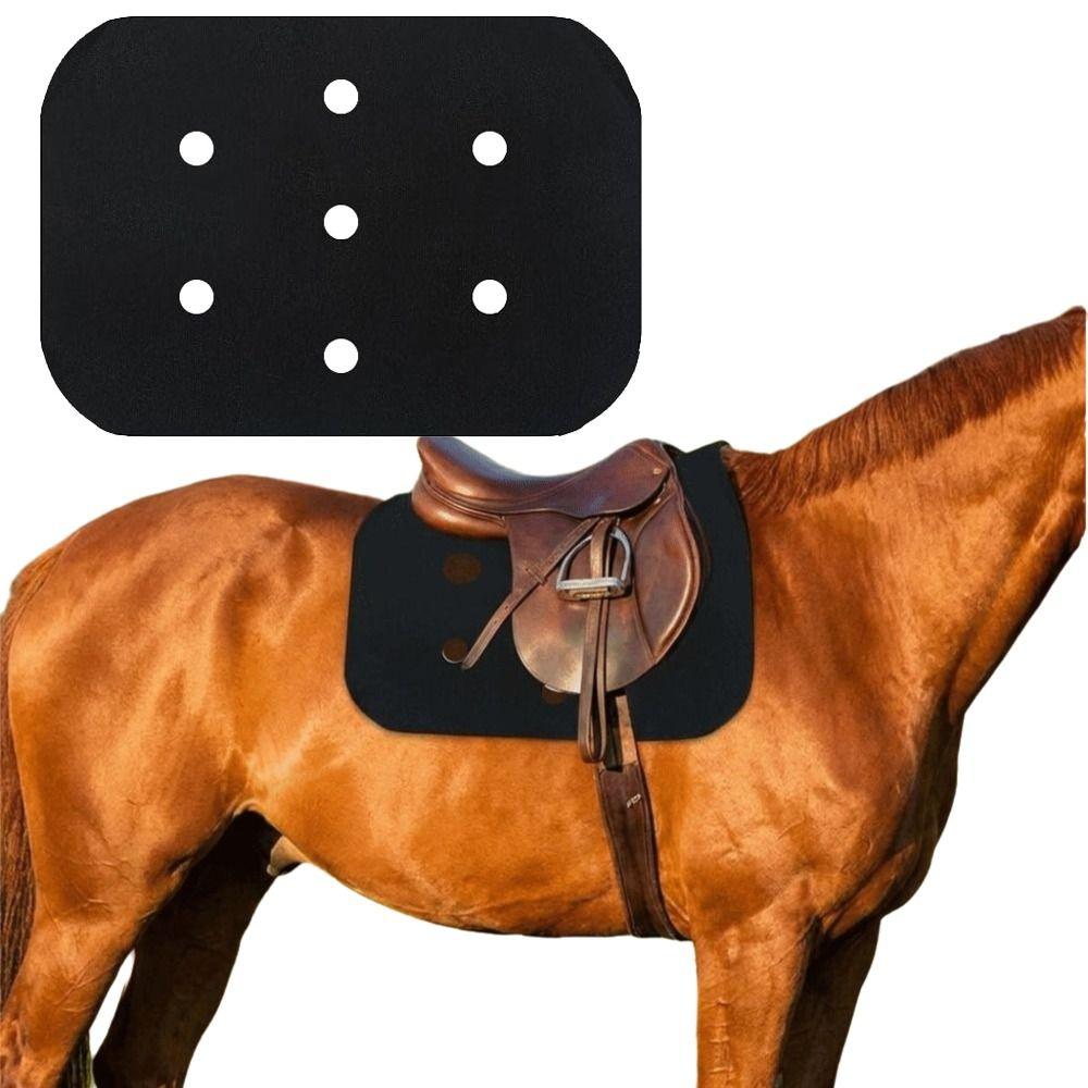 Breathable Bareback Pad Shock Absorption Horse Riding Pad Soft Felt Saddle Pad Schooling