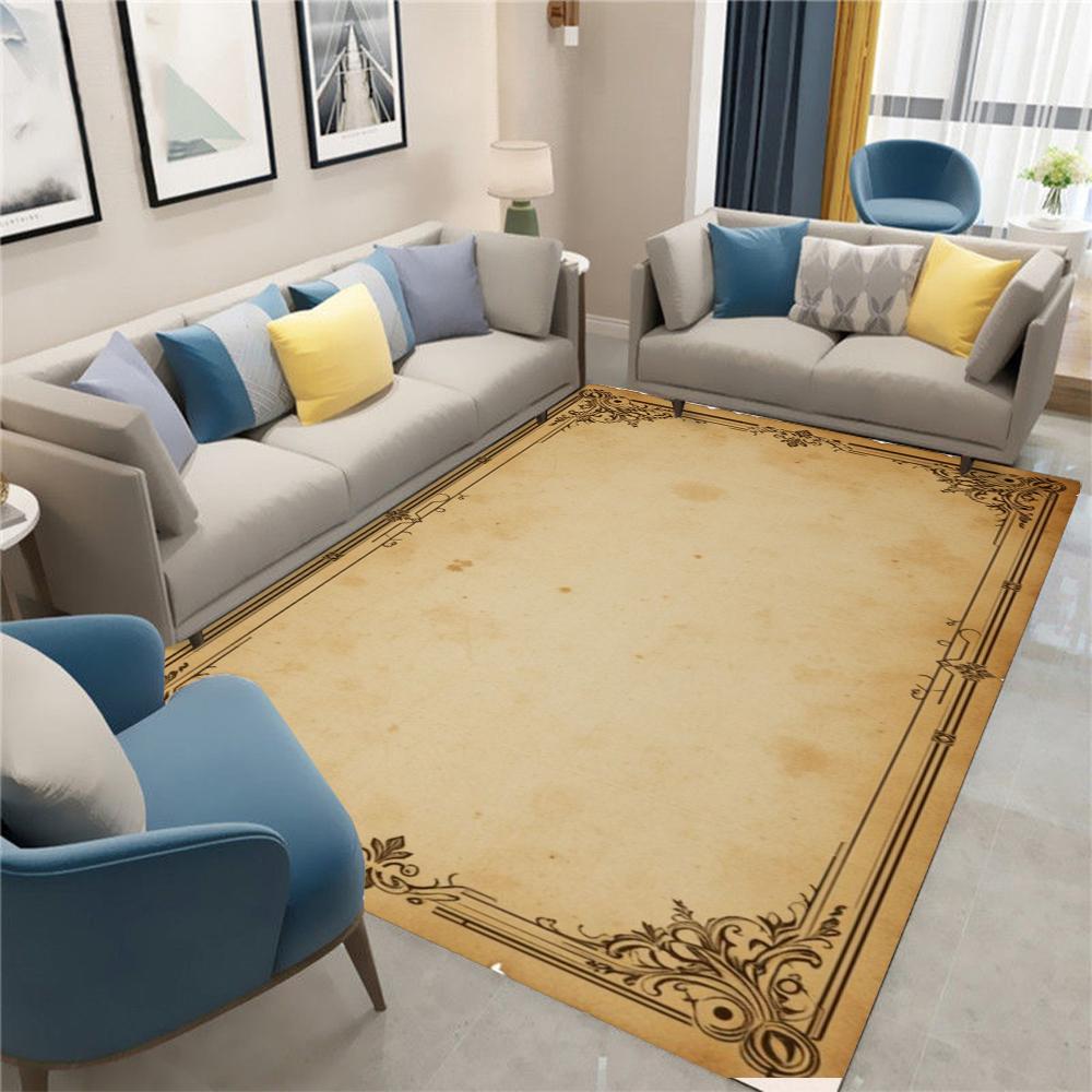 

Розкішний килим із золотим візерунком для вітальні, килим для бізнес-готелю з протиковзкою основою, килимки для підлоги у пральні, килим для вуличної балкони, декор 80*120cm