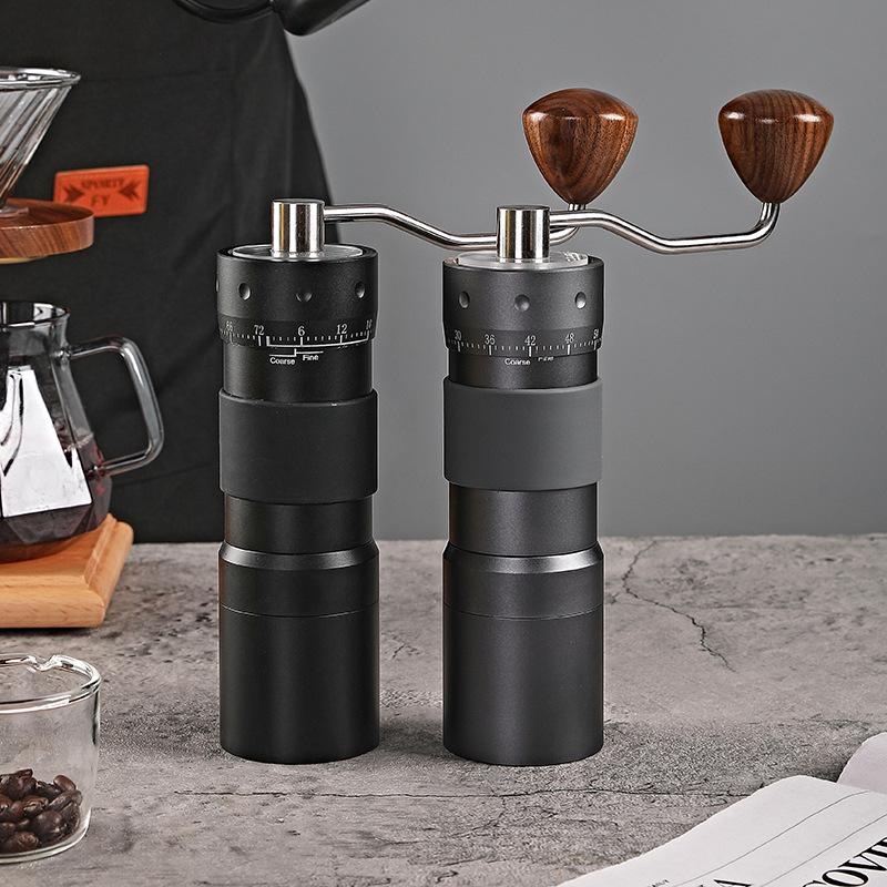 R50 Magnetic Portable Manual Coffee Grinder - Hand Grinding with CNC 420 Steel Core