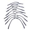 1 Pair Eyeglasses Temple Arm Single Tooth Double Tooth Tr90 Eyeglasses Replacement Leg Repair Eyewear Accessories