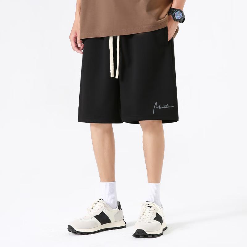 Men's Designed Loose-Fit Bermuda Sweat Shorts