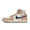 Jordan Air Jordan 1 Slip Resistant Abrasion Resistant Mid top Vintage Basketball Shoes Women's Black Red BQ6472-103(TeamA-S-BOX)