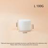 50/80/100g Refillable Bottle With Hand Pulled Mat And Spoon Face Cream Jar Cosmetic Box White Empty Plastic Flip-Top Container