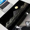Large xxl Mouse Pad Artistic lines Keyboard Mat Laptop Gaming Pad Rubber Computer Mousepad Black carpet Gamer Extended Desk Mat