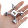 Multipurpose 4 In 1 Drill Chuck Key Wrench 4 Head Professional Chuck Key for Most Power Tool and Drilling Machines