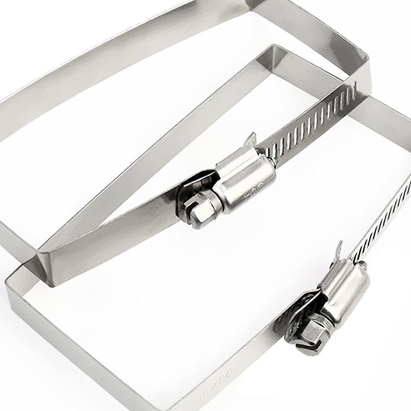 304 Stainless Steel Photovoltaic Cable Bridge Clamp (100-200)
