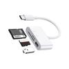 USB C to TF Card Reader Converters Fast Data Transfer PVC Texture Card Adapters Suitable for Tablets Phones Computers