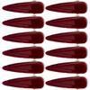 Alloy Encore Red Hair Clip Women's New Irregular Forehead Broken Hair Duckbill Clip Hair Accessories