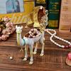 White Camel Figurine, 4.49-inch Trinket Jewelry Box with Hinges, Gold-Plated Crystal Enamel, Home Decor, Special Occasion Gift