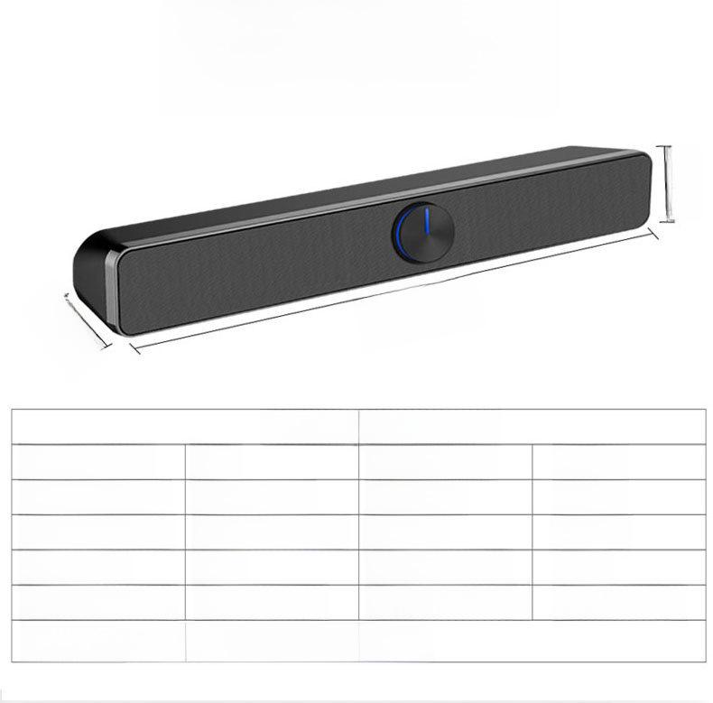 Mini stolní reproduktor SADA V-193 se subwooferem pro PC, notebook a mobilní telefony