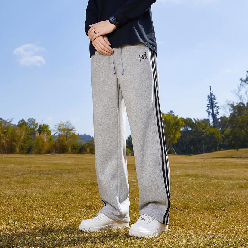 paul frank Men's Autumn Trendy Side Stripe Straight Leg Casual Sport Pants