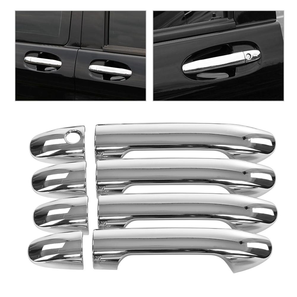 8 pcs Car Electroplate Exterior Door Handle Cover Trim for Mercedes Benz Vito W447 2014 2017