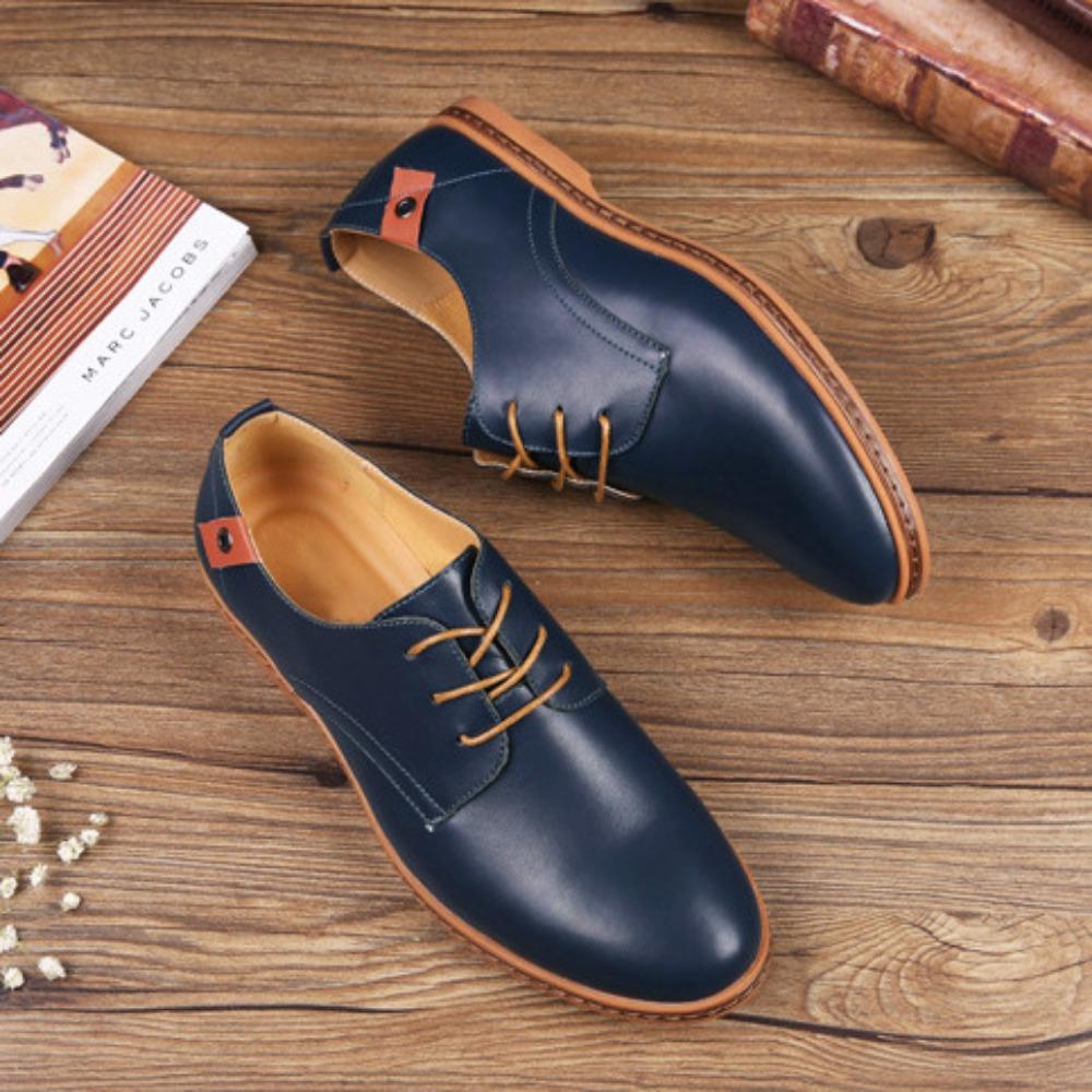 Men Luxury Brand Designer Sneakers High Quality Casual Business Leather Shoes Men Oxfords