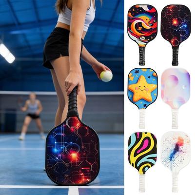 1Set Single Kid Pickleball Paddle Honeycomb Core Pickleball Accessory  Gifts for Children